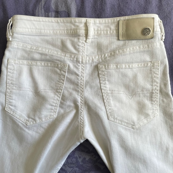Diesel Buster Mens Slim Tapered Jeans W30 x L30 830G (White) - Picture 5 of 15